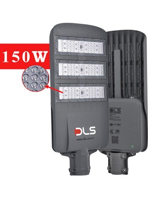 DLS 150W LED Yol Sokak Armatür Dls Park Bahçe Çevre Site Bina Dış Mekan Lamba Aydınlatma Ledli Sokak Armatürü