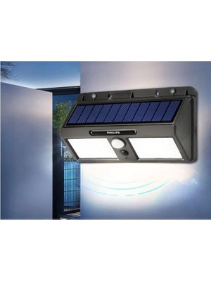 Philips 30W /765 Sensörlü Solar LED Duvar Apliği 65000K