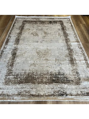 Hoom Rugs Exclusive Miami 60543/070 Krem Antrasit Modern Salon Halısı