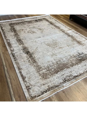 Hoom Rugs Exclusive Miami 60543/070 Krem Antrasit Modern Salon Halısı