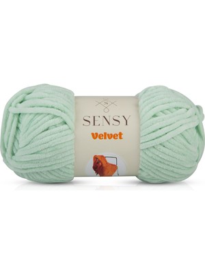 Sensy Premium Velvet Kadife Ip El Örgü Ipi Battaniye Ipi Kazak Ipi Bebek Battaniyesi Ipi