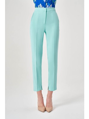 Mizalle Basic Klasik Mint Pantolon