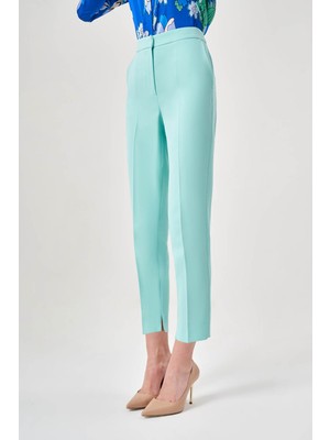 Mizalle Basic Klasik Mint Pantolon