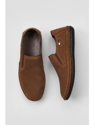 Bueno Shoes Taba Dante Deri Erkek Günlük Ayakkabı10