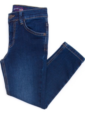 U.S. Polo Assn. Kız Çocuk Mavi Jean Pantolon 50266553-DN0022