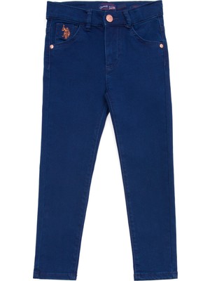 U.S. Polo Assn. Kız Çocuk Mavi Jean 50266095-DN0022