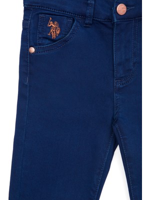 U.S. Polo Assn. Kız Çocuk Mavi Jean 50266095-DN0022