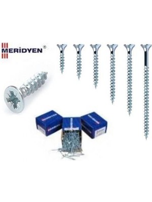 Mergen Meridyen Sunta Vidası 3,5X16 (100 Adet)(Clz)