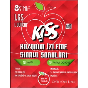 Newton Yayınları 8. Sınıf LGS 1. Dönem Tüm Dersler Kazanım Izleme Sınavı Soruları 18 Fasikül Deneme