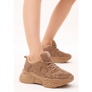 Tonny Black Kadın Bej Süet Spor Ayakkabı Dnz10