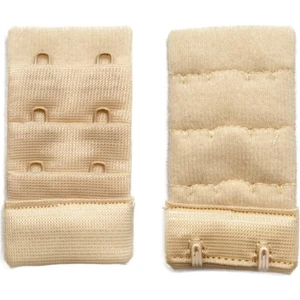 2 Adet Agraf Sütyen Uzatma Kopçası 3 Sıra / 2 Kanca Ten Gri