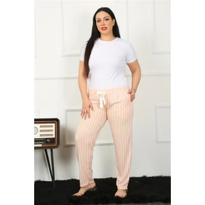 Kadın Pamuklu Büyük Beden Alt Pijama 27453