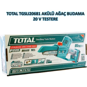 Total TGSLI20681 Çift Akülü Zincirli Testere 20V Li - On Akü