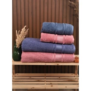 Colourist 4'lü Banyo Havlusu Hamam Seti