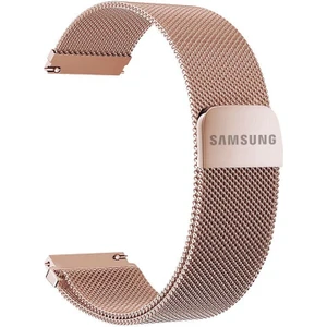 Galaxy Watch 4 Watch 5 ve Watch 5 Pro Uyumlu Metal Hasır Kordon 20MM