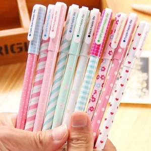 Keyfim Shop Gökkuşağı Jel Renkli Tükenmez Kalem Seti 10'lu