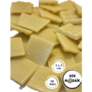 Sanatsal Mozaik Çalışmalarınız Için 20X20 mm (2x2 Cm) Renkli Cam Mozaik Taşı