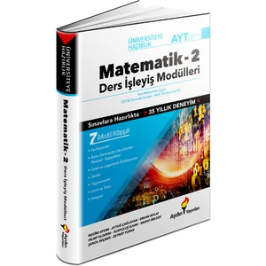 Aydın Yayınları AYT Matematik (2) Ders İşleyiş Modülleri 2
