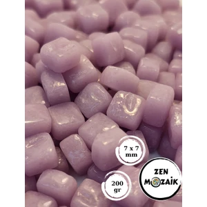 Sanatsal Mozaik Çalışmalarınız Için Renkli Cam Mozaik Taşı - 7x7 mm