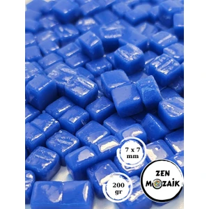 Sanatsal Mozaik Çalışmalarınız Için Renkli Cam Mozaik Taşı - 7x7 mm