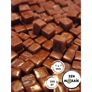 Sanatsal Mozaik Çalışmalarınız Için Renkli Cam Mozaik Taşı - 7x7 mm