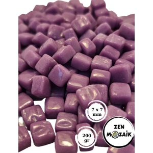 Sanatsal Mozaik Çalışmalarınız Için Renkli Cam Mozaik Taşı - 7x7 mm