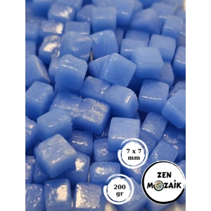 Sanatsal Mozaik Çalışmalarınız Için Renkli Cam Mozaik Taşı - 7x7 mm