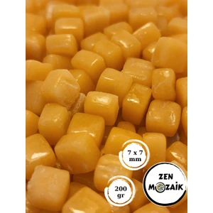 Sanatsal Mozaik Çalışmalarınız Için Renkli Cam Mozaik Taşı - 7x7 mm