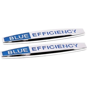 İdeal Aksesuar Blue Efficiency Metal Çamurluk Logo Arma Car Logo 2 Adet Arma