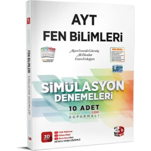 3D Yayınları AYT Fen Bilimleri Simülasyon Denemeleri - AYT Deneme - Güncel