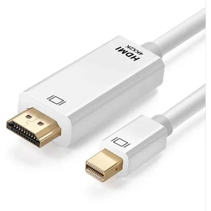Minidisplayport HDMI Çevirici 1.8 Metre 4K Mini Displayport HDMI Kablo