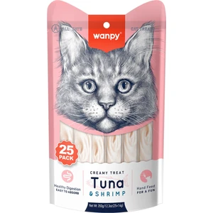 Wanpy Ton&Karidesli Krema Kedi Ödülü 25*14 gr