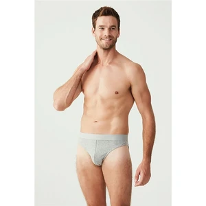 U.S. Polo Assn. 3'lü Paket Beli Lastikli Pamuklu & Likralı Erkek Slip Külot 80177