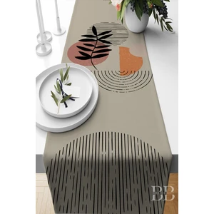 Belle Benoit Modern Tasarım Dijital Baskılı Hediyelik Dekoratif Amerikan Servisi Runner 140X40 cm