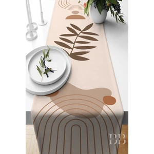 Belle Benoit Modern Tasarım Dijital Baskılı Hediyelik Dekoratif Amerikan Servisi Runner 140X40 cm