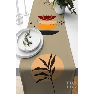 Belle Benoit Modern Tasarım Dijital Baskılı Hediyelik Dekoratif Amerikan Servisi Runner 140X40 cm