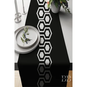 Belle Benoit Modern Tasarım Dijital Baskılı Hediyelik Dekoratif Amerikan Servisi Runner 140X40 cm