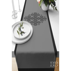 Belle Benoit Modern Tasarım Dijital Baskılı Hediyelik Dekoratif Amerikan Servisi Runner 140X40 cm