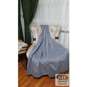 Şönil Çift Taraflı Kaymaz Koltuk-Çekyat Örtüsü (170 x 210) - Gri