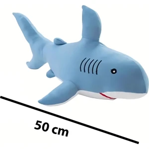 Hediye Nest Mavi Köpek Balığı Peluş Oyuncak 50CM
