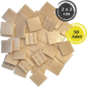 Zen Mozaik Sanatsal Mozaik Çalışmalarınız Için 20X20 mm (2x2 Cm) Renkli Cam Mozaik Taşı