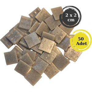 Zen Mozaik Sanatsal Mozaik Çalışmalarınız Için 20X20 mm (2x2 Cm) Renkli Cam Mozaik Taşı