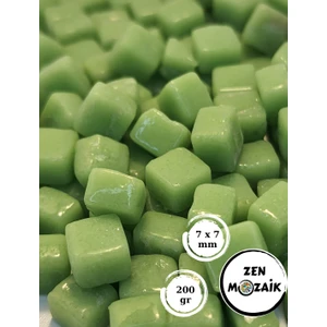 Zen Mozaik Sanatsal Mozaik Çalışmalarınız Için Renkli Cam Mozaik Taşı - 7x7 mm