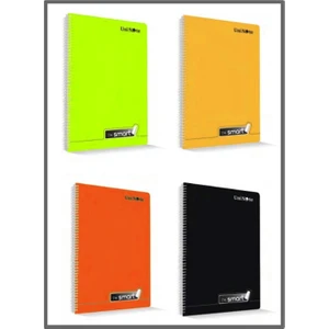 Smart 120 Yaprak A4 Kareli Spiralli Defter Pp Kapak