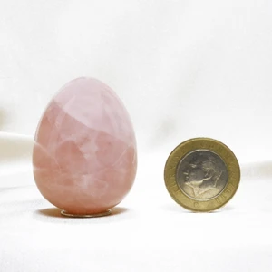 Ilgın Doğal Taş Takı Pembe Kuvars Taşı Yumurta 4,7 cm