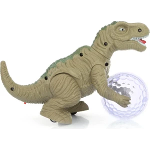 Disko Toplu Işıklı Sesli Yürüyen Trex Dinozor Oyuncak - 360 Rotate Dinazor - Yürüyen Dinazor