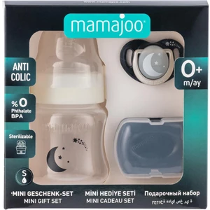 Yenidoğan Bebek Seti | Anti-Kolik Biberon 150 ml Siyah, Ortodontik Emzik & Saklama Kutusu, 3lü Set