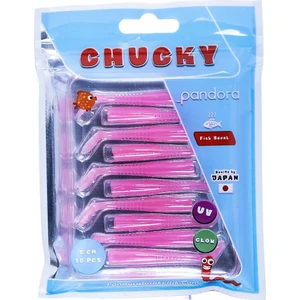Chucky 5cm 10 Parça Lrf Silikon Sahte Yem - Pınk