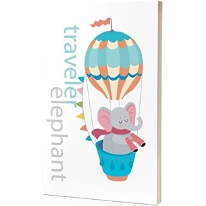 Eğiten Kitap Gezgin Fil Traveler Elephant - Süresiz Ajanda 200 Sayfa A6