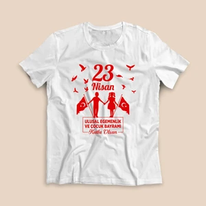 23 Nisan Tişörtü - TS2305 - BEYAZ